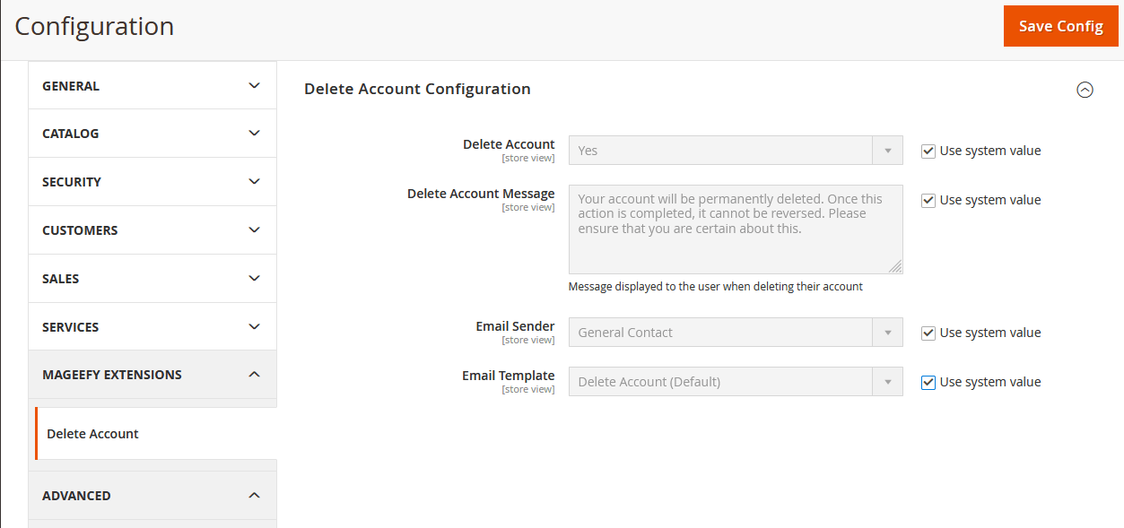 Admin Configuration Admin Configuration