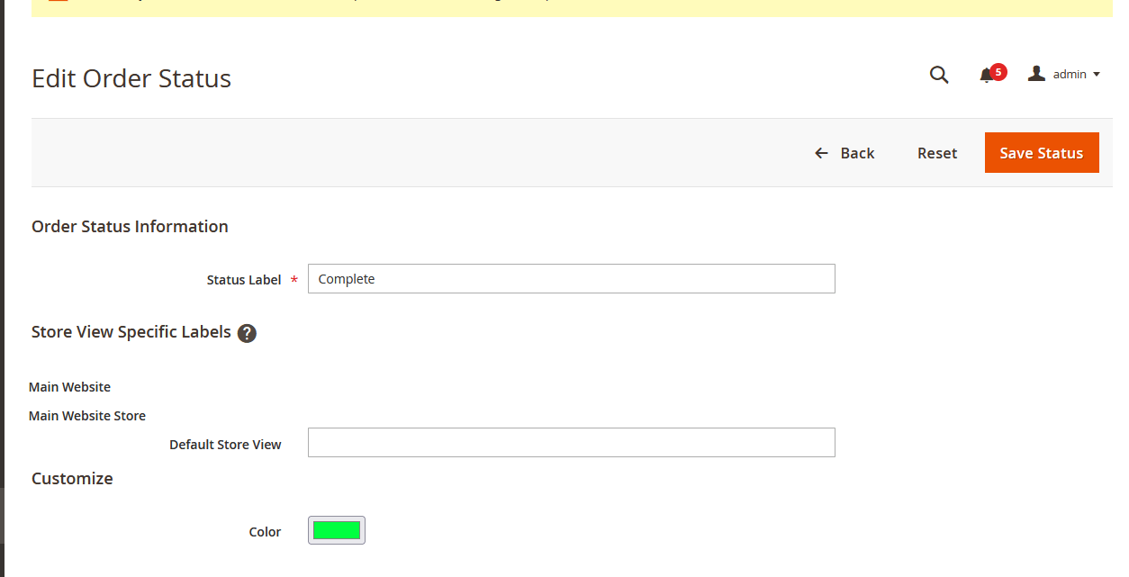 Color Option Field Color Option Field