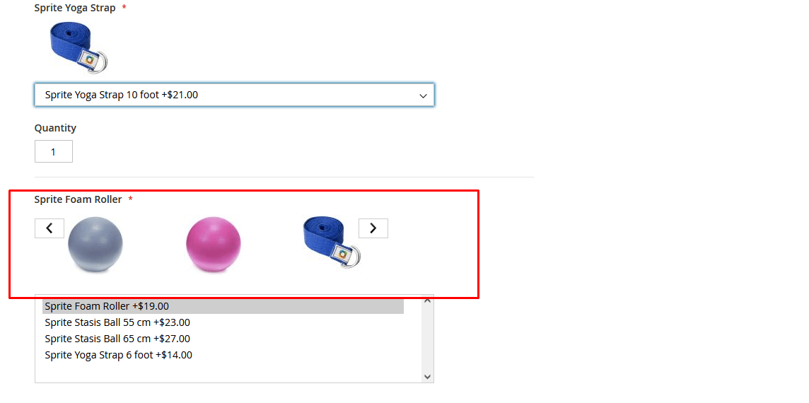 PDP MultiSelect Option PDP MultiSelect Option