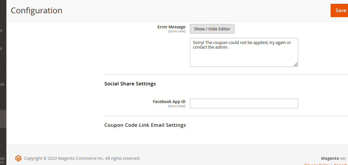 Module Configuration Module Configuration