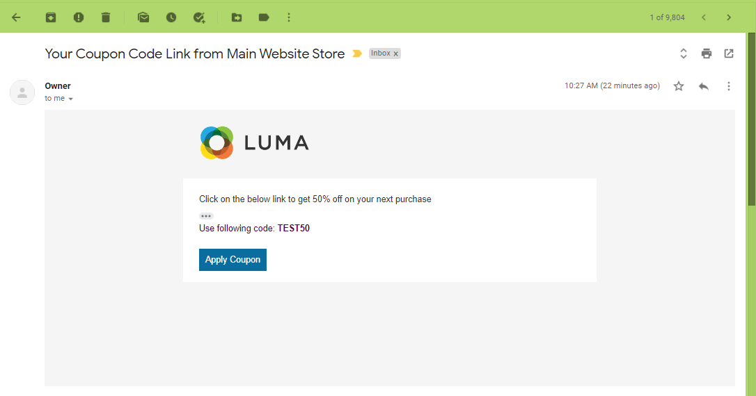 Coupon Code Link Email Coupon Code Link Email