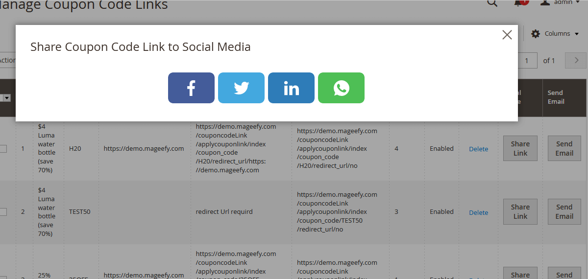 Share Coupon Code Link Popup Share Coupon Code Link Popup