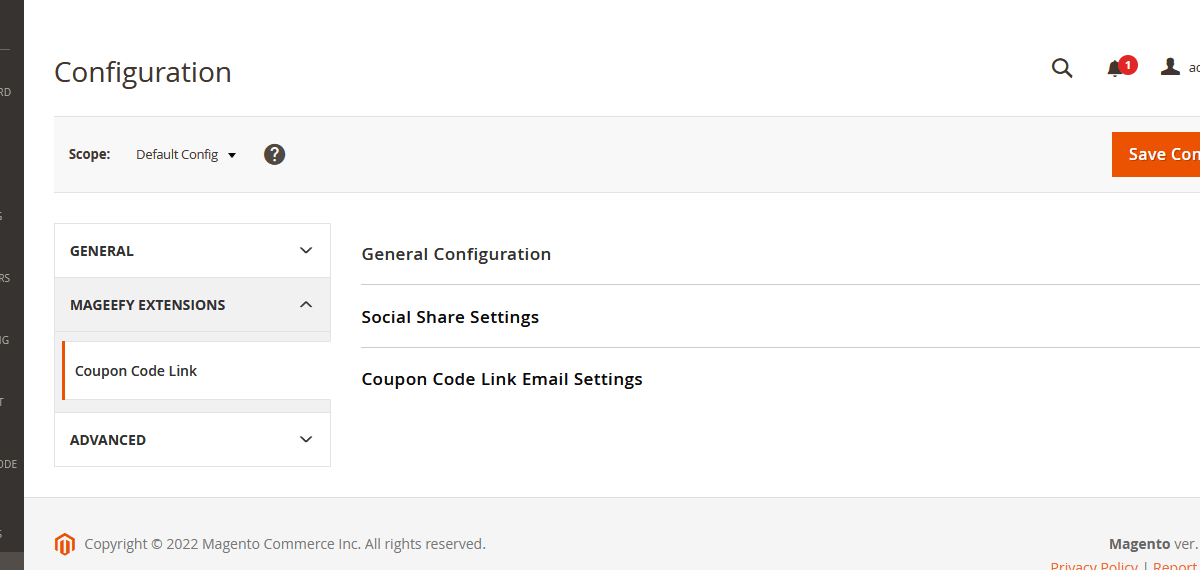 Module Configuration Module Configuration