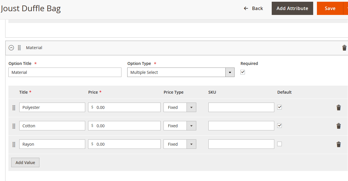 Custom Option Multiselect Custom Option Multiselect