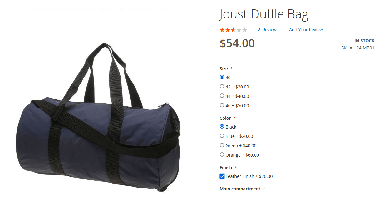 Frontend Custom Option Frontend Custom Option