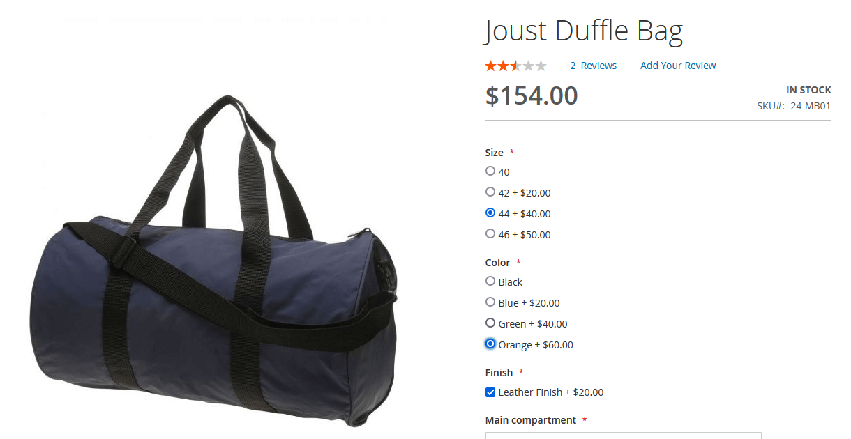 Frontend Custom Option Frontend Custom Option