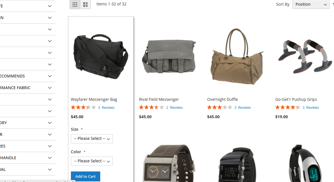 Product Listing Page Product Listing Page