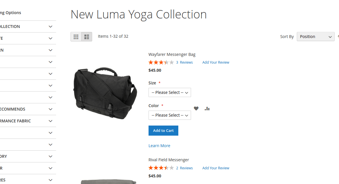 Product Listing Page List View Product Listing Page List View