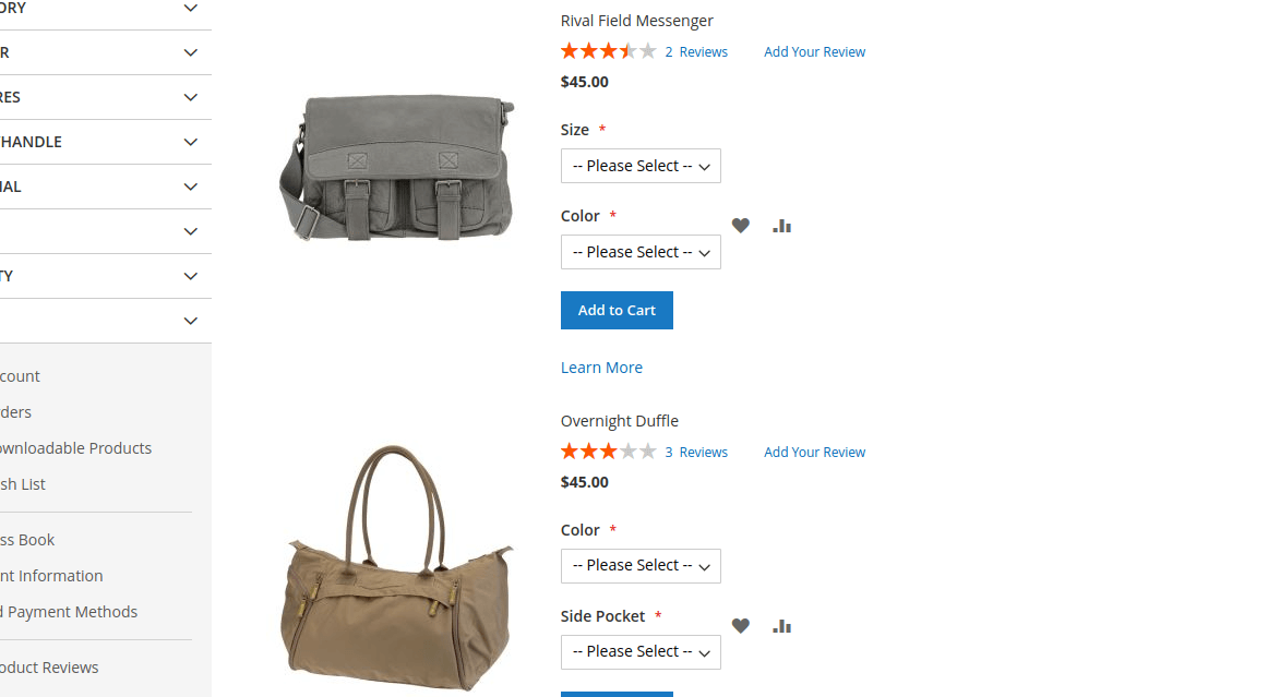 Product Listing Page List View Product Listing Page List View