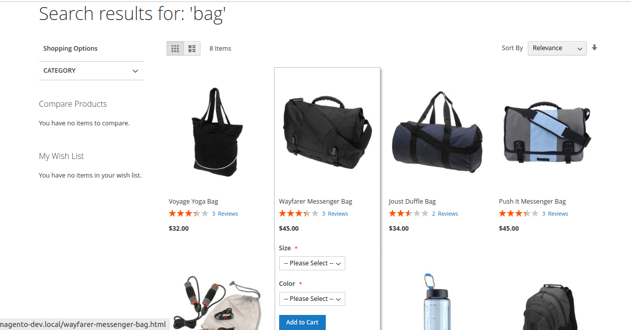 Search Results Page Search Results Page