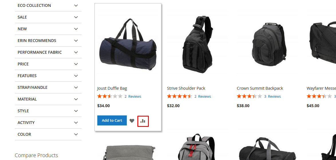 Enable Compare Button Enable Compare Button