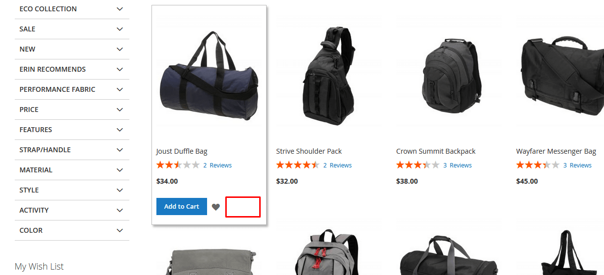 Disable Compare Button Disable Compare Button