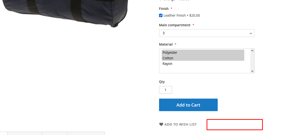 Disable Compare Button Disable Compare Button