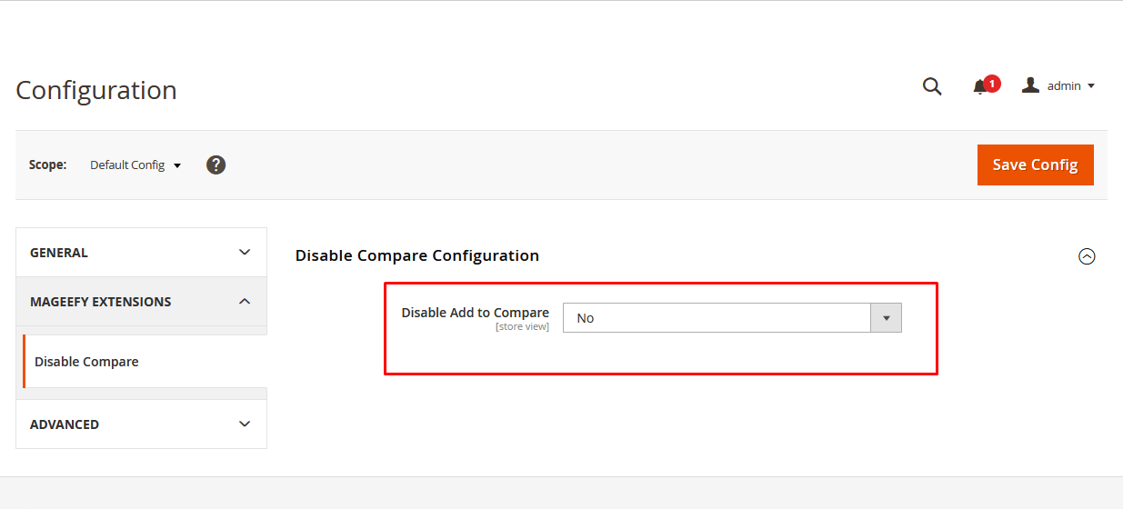 Module Disable Module Disable