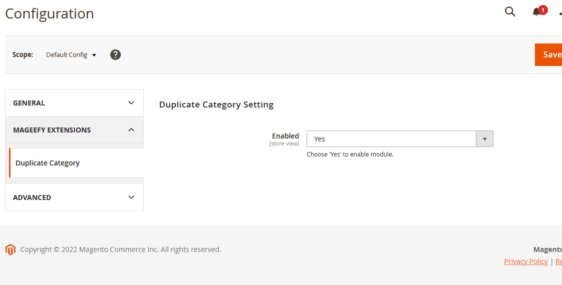 Module Configuration Module Configuration