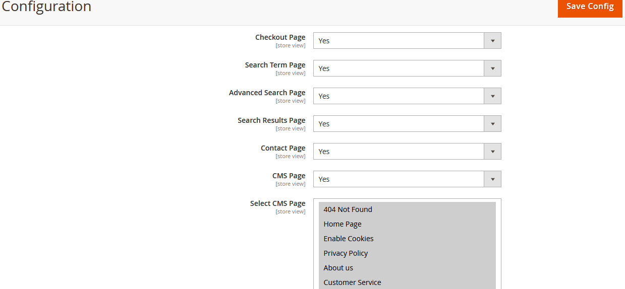 Admin Configuration Admin Configuration