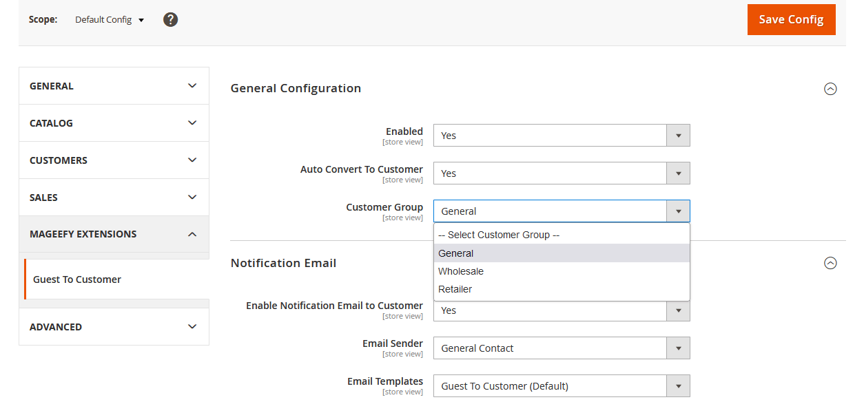Admin Configuration Admin Configuration