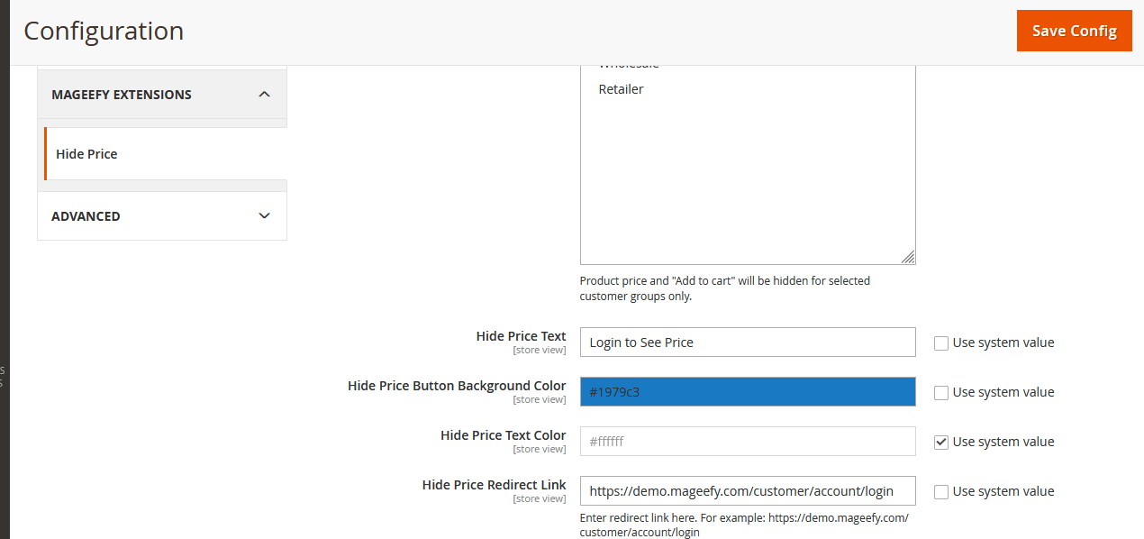 Configuration Configuration