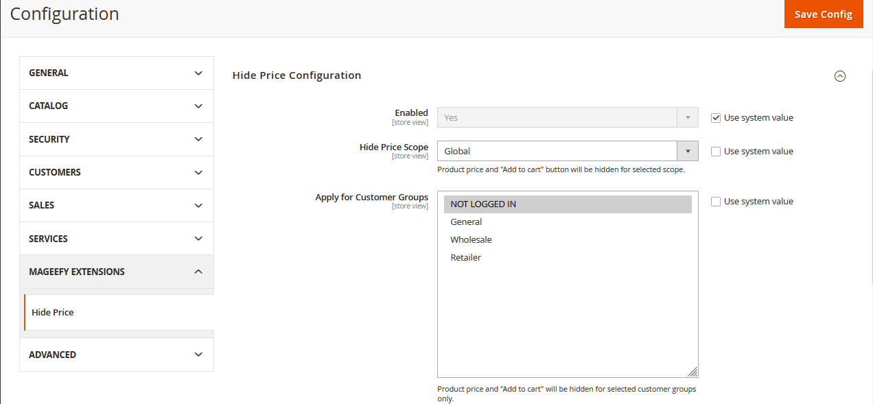 Configuration Configuration