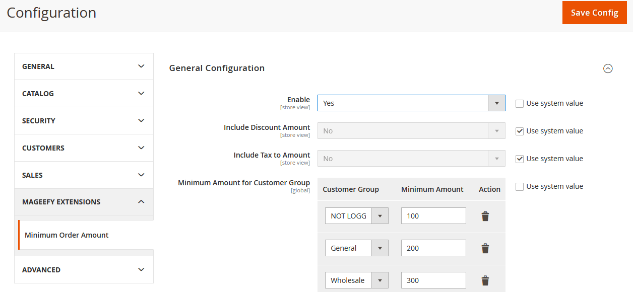 Configuration Configuration