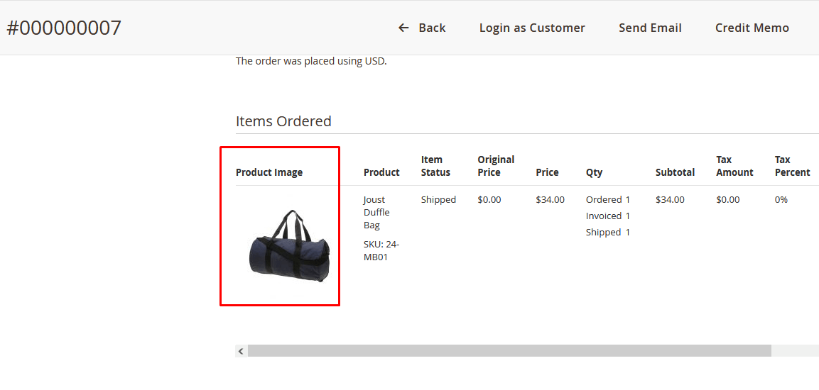 Order View Page Order View Page