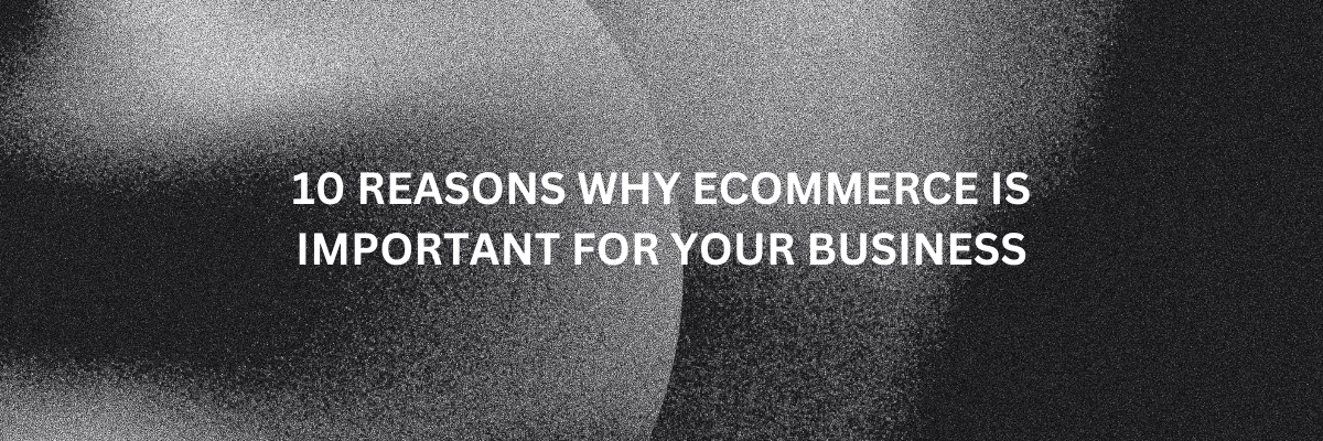10 reasons why ecommerce is important for your business