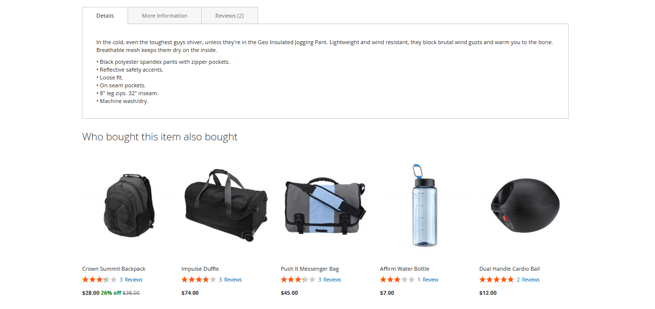 Show on Product Page 